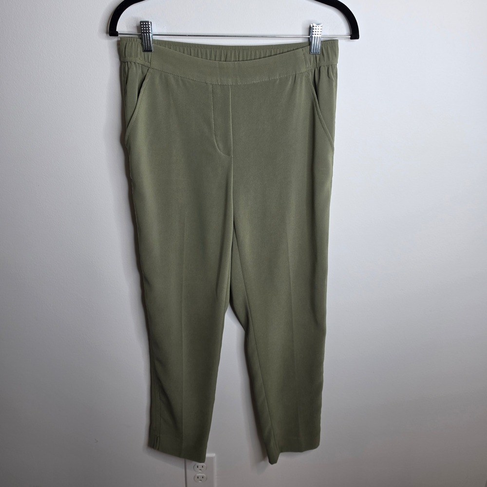 White House Black Market The Slim Ankle Pants Womens 2 Olive Green